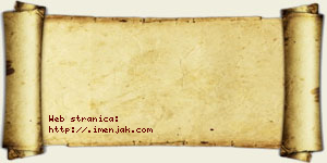 Nina Joksić vizit kartica